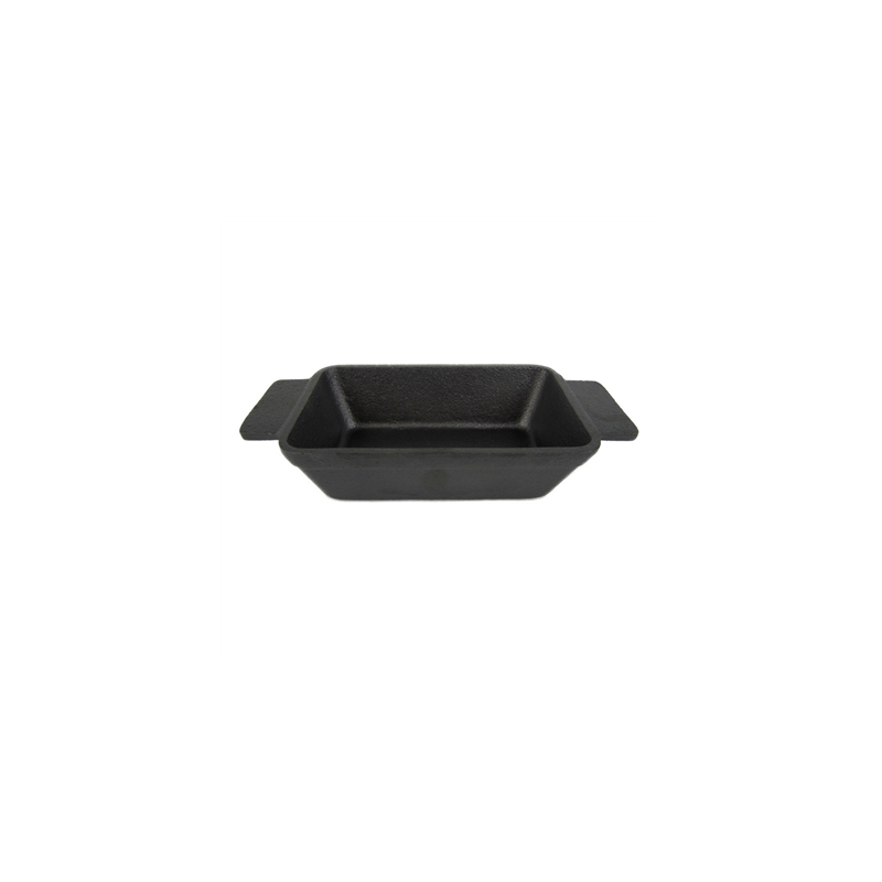 CASSEROLE ÉMAILLÉE 250 ml 13,9(18,2)x9x4 CM NOIR FER (8 UNITÉ)
