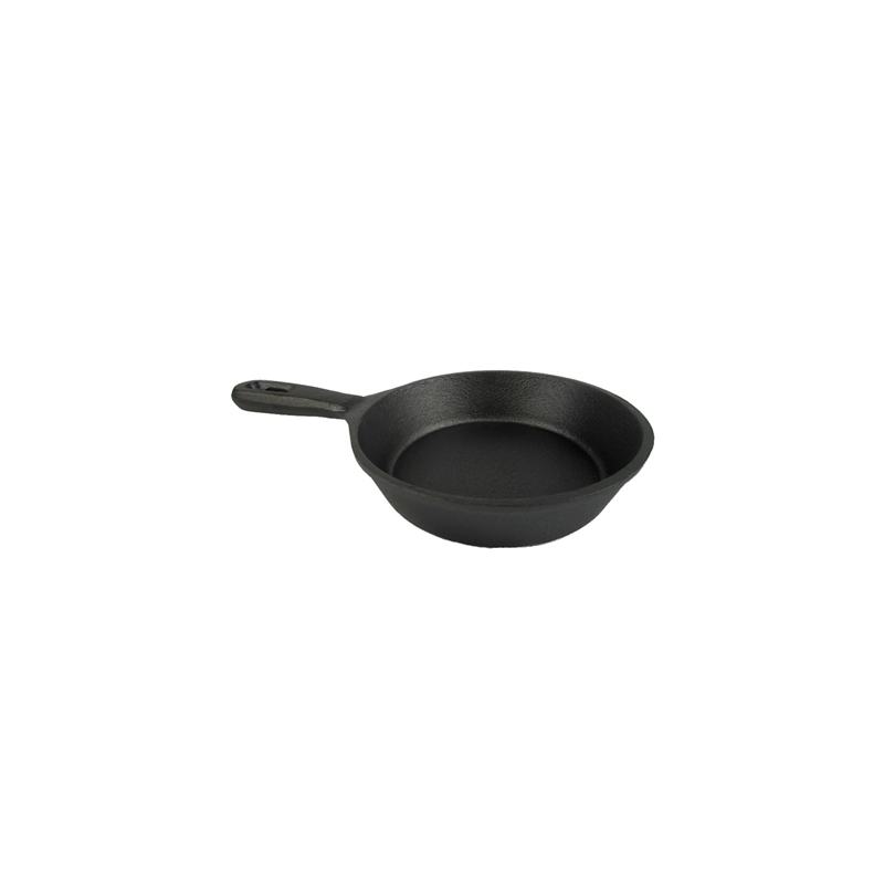 SAUTEUSES ÉMAILLÉES 200 ml Ø 12,7(21)x3,2 CM NOIR FER (12 UNITÉ)