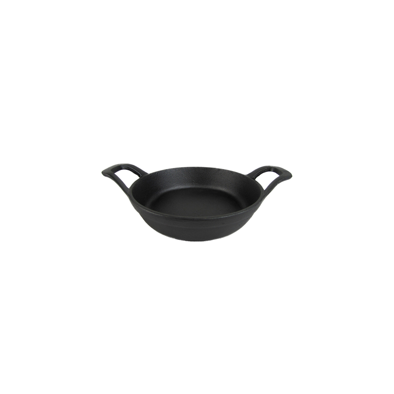 CASSEROLE RONDE 500 ml Ø 16(22,3)x3,7 CM NOIR FER (8 UNITÉ)