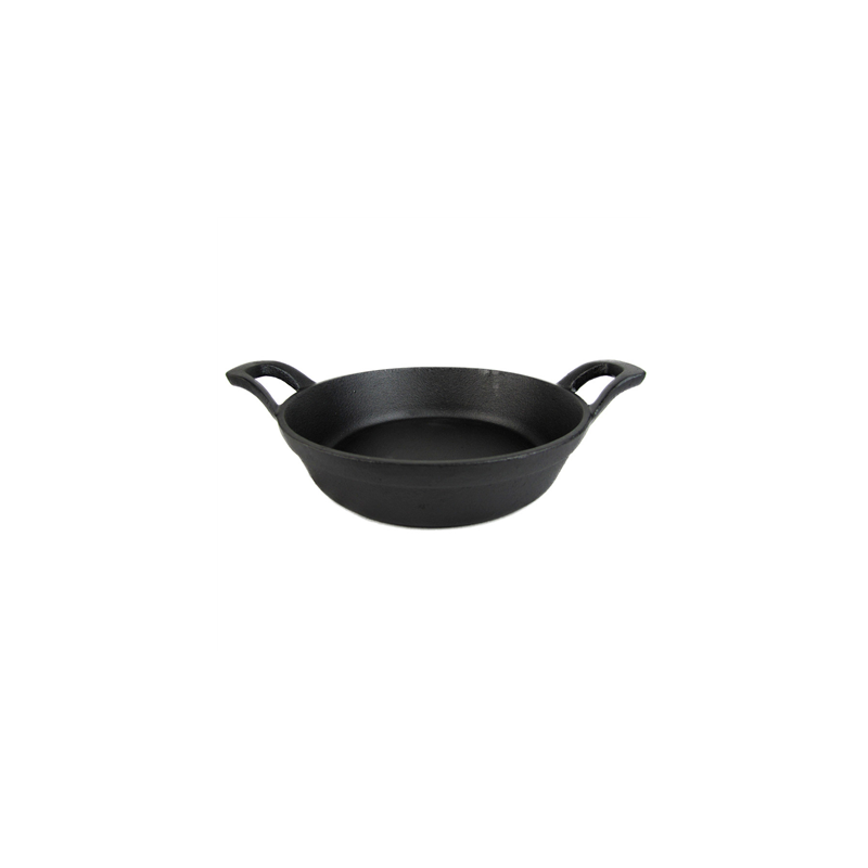 CASSEROLE RONDE 750 ml Ø 18(24,4)x4,3 CM NOIR FER (8 UNITÉ)