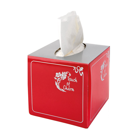 100 U. MOUCHOIRS 2 PLIS "CUBE"