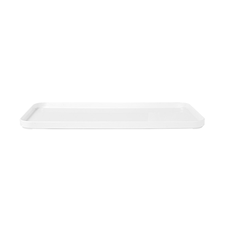 PLATEAUX PRODUITS D'ACCUEIL  23x11,5 CM BLANC PS (10 UNITÉ)