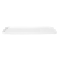 PLATEAUX PRODUITS D'ACCUEIL  23x11,5 CM BLANC PS (10 UNITÉ)