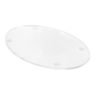 PLAT OVAL PRODUITS D'ACCUEIL  28x18x0,6 CM TRANSPARENT ACRYLIQUE (1 UNITÉ)