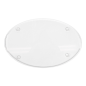 PLAT OVAL PRODUITS D'ACCUEIL  28x18x0,6 CM TRANSPARENT ACRYLIQUE (1 UNITÉ)