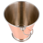 MINI SEAUX 'ARTINOX'  Ø 12x12 CM CUIVRE INOX (12 UNITÉ)