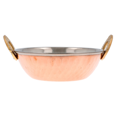 MINI RÉCIPIENTS AVEC ANSES 'ARTINOX' 510 ML Ø 15x5,5 CM CUIVRE INOX (6 UNITÉ)