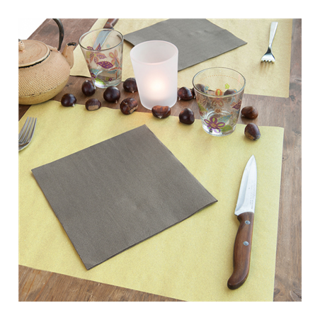 SETS DE TABLE RECYCLÉS  90 G/M2 31x43 CM PAILLE PAPIER (1250 UNITÉ)