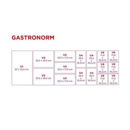 COUPOLE 1/2 GN  33x27x14,5 CM TRANSPARENT POLYCARBONATE (1 UNITÉ)