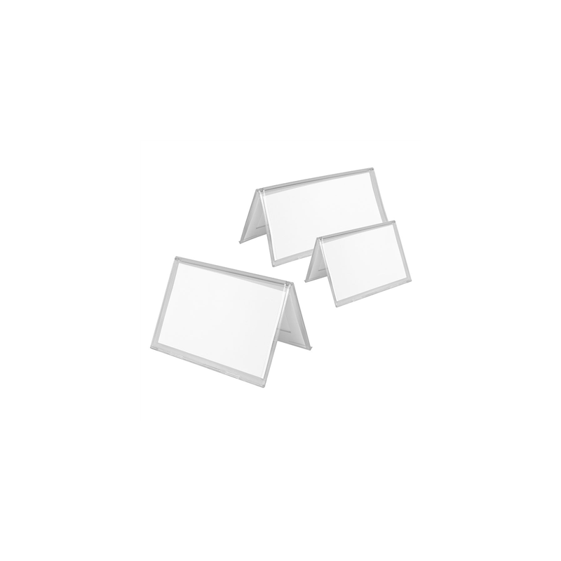 TRIANGLES DE TABLE  9x5,5 CM TRANSPARENT PS (200 UNITÉ)