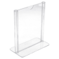 Image PORTE MENUS DE TABLE DIN-A7  7,4x10,5 CM TRANSPARENT PS (1 UNITÉ) #1