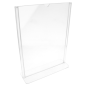 PORTE MENUS DE TABLE DIN-A4  21x29,7 CM TRANSPARENT PS (10 UNITÉ)