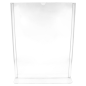 PORTE MENUS DE TABLE DIN-A4  21x29,7 CM TRANSPARENT PS (10 UNITÉ)