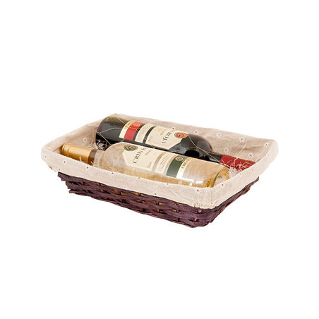 PANIER  35x25x9 CM PRUNE OSIER (20 UNITÉ)