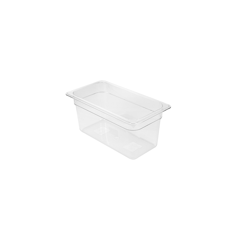 BAC GASTRONOME 1/3 4,9 L 32,5x17,6x15 CM TRANSPARENT POLYCARBONATE (1 UNITÉ)