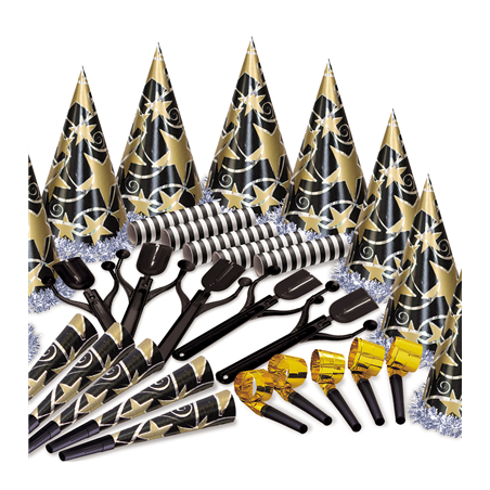 ASSORTIMENT COTILLON HOLOGRAFIQUE 10 PERSONNES