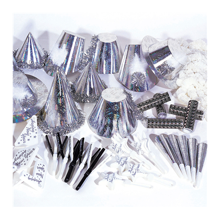 ASSORTIMENT COTILLON HOLOGRAFIQUE 20 PERSONNES