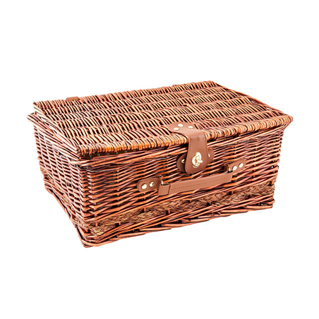 CORBEILLE POUR LOTS  40x50x20 CM MARRON OSIER (6 UNITÉ)