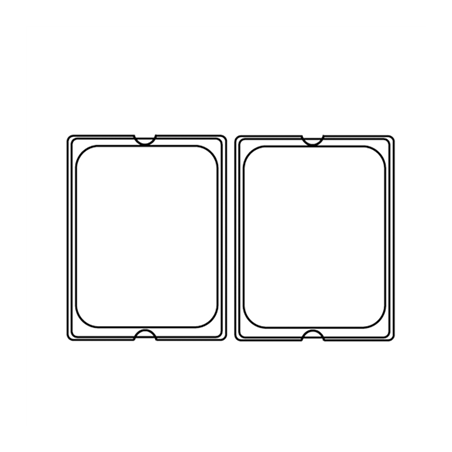 COUVERCLE 1/2 POUR RÉFÉRENCE 202.06/07 113.42