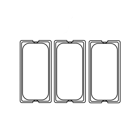COUVERCLE 1/3 POUR RÉFÉRENCE 202.10/11