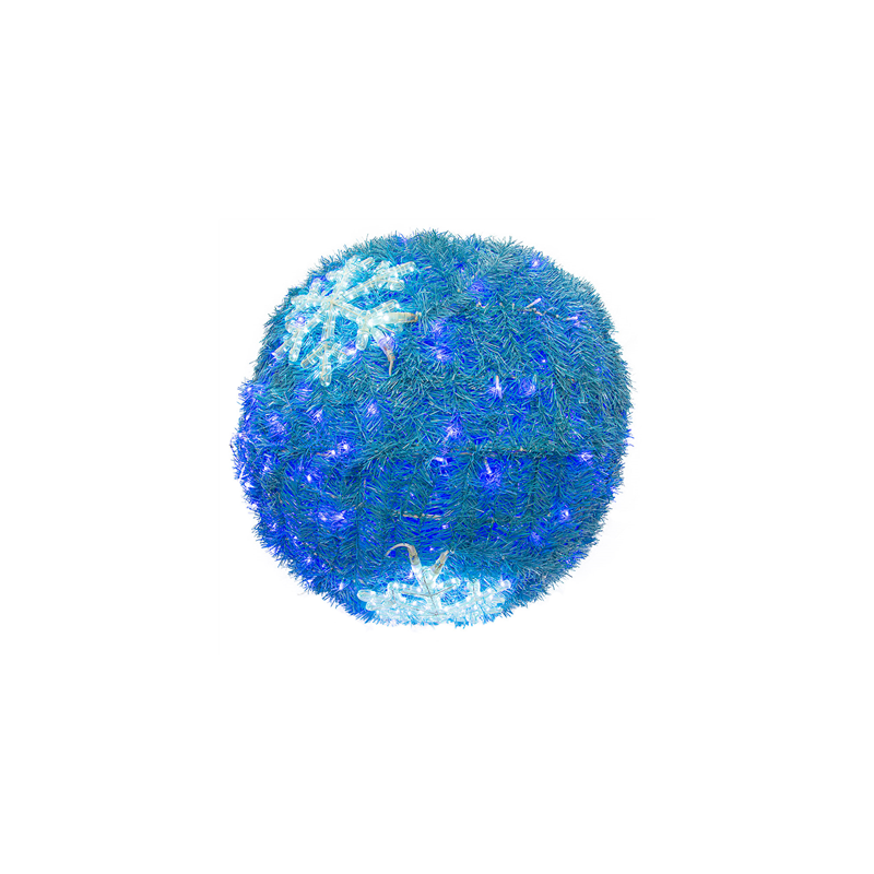 BOULE GÉANTE 720 LEDS  Ø 120 CM BLEU (1 UNITÉ)