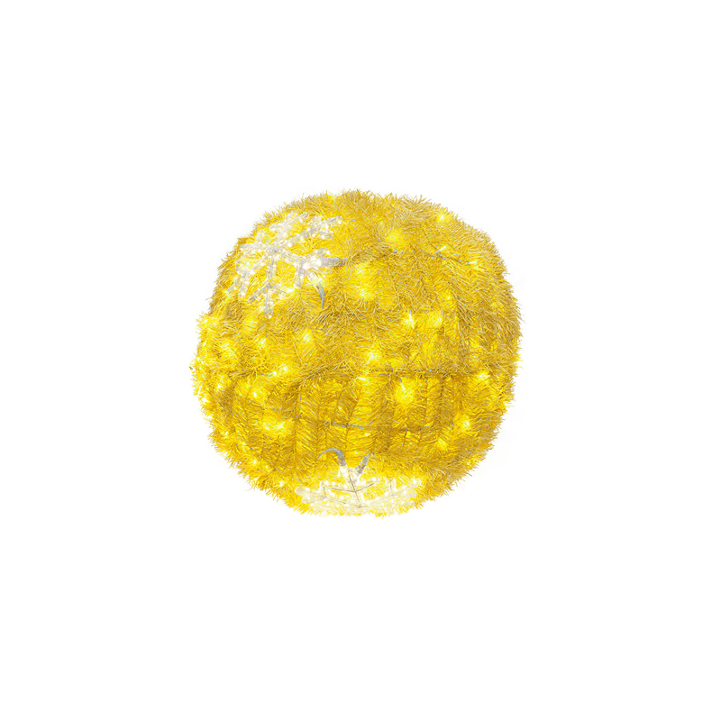 BOULE GÉANTE 240 LEDS  Ø 80 CM OR (1 UNITÉ)