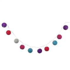 GUIRLANDE AVEC 10 LAMPIONS