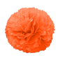 POM POM FLOWER  Ø 48 CM ORANGE PAPIER (10 UNITÉ)