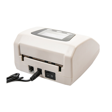 EURODÉTECTEUR FAUX BILLETS AC220-240V  12,5x14x7 CM BLANC PLASTIQUE (1 UNITÉ)