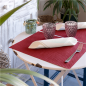 SETS DE TABLE 'SPUNBOND PLUS+' 80 G/M2 30x40 CM BORDEAUX PP (500 UNITÉ)