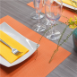 SETS DE TABLE 'SPUNBOND PLUS+' 80 G/M2 30x40 CM ORANGE PP (500 UNITÉ)