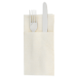 SERVIETTES KANGOUROU 'LIKE LINEN' 70 G/M2 40x40 CM CREME SPUNLACE (700 UNITÉ)