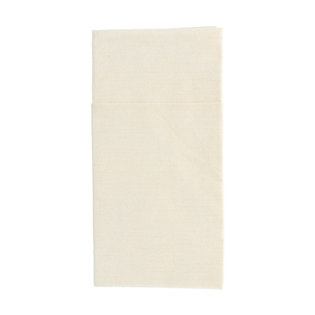 SERVIETTES KANGOUROU 'LIKE LINEN' 70 G/M2 40x40 CM CREME SPUNLACE (700 UNITÉ)