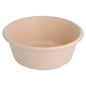 BOLS 'BIONIC' 600 ML Ø 15x5,5 CM NATUREL BAGASSE (400 UNITÉ)