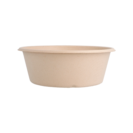 BOLS 'BIONIC' 600 ML Ø 15x5,5 CM NATUREL BAGASSE (400 UNITÉ)