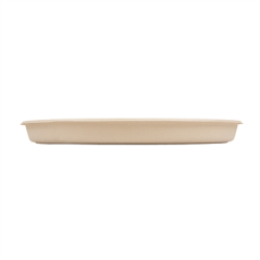 BASES RÉCIPIENT PIZZA 'BIONIC'  Ø 35,7x3,3 CM NATUREL BAGASSE (150 UNITÉ)