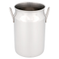 MINI POTS À LAIT 'ARTINOX' 620 ML Ø 7,5x12 CM ARGENTE INOX (12 UNITÉ)