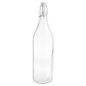 BOUTEILLE + FERMETURE CLIP 'WAKI GLASS' 1 L Ø 8,5x32,5 CM TRANSPARENT VERRE (12 UNITÉ)