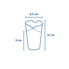 GOBELETS À FRITES AVEC FERMETURE