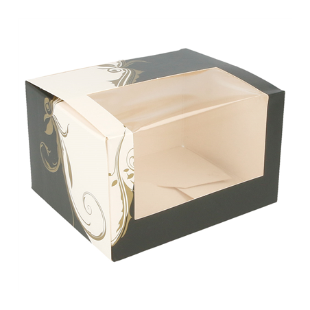 BOÎTES PÂTISSERIES AVEC FENÊTRE