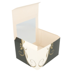 BOÎTES PÂTISSERIES AVEC FENÊTRE