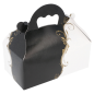 50 U. BOÎTES AVEC ANSES PÂTISSERIE 'THEPACK CLASSIC' 250 G/M2 10x18x7 CM BLANC CARTON ONDULÉ NANO-MICRO (1 UNITÉ)