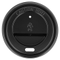 COUVERCLES HAUTS POUR GOBELETS 180 ML   NOIR PS (1000 UNITÉ)