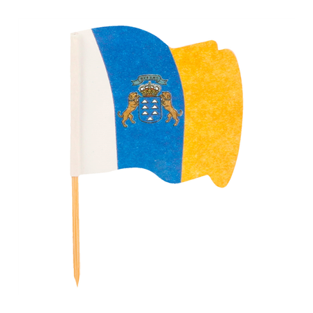 PETITS DRAPEAUX CANARIAS