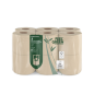 6 U. ROULEAUX HYGIENIQUES 2 PLIS  2x17 G/M2 10 CM (h) x 36 M NATUREL PAPIER RECYCLÉ (1 UNITÉ)