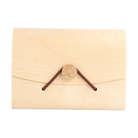 BOÎTE POUR 3 MACARONS  11x5x8 CM NATUREL BOIS (60 UNITÉ)