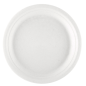 ASSIETTES 'BIONIC'  Ø 26x2,1 CM BLANC BAGASSE (500 UNITÉ)