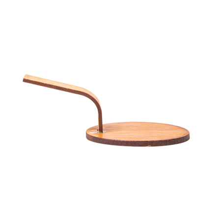 MINI PELLES POUR SNACKS  Ø 5 CM NATUREL BAMBOU (100 UNITÉ)