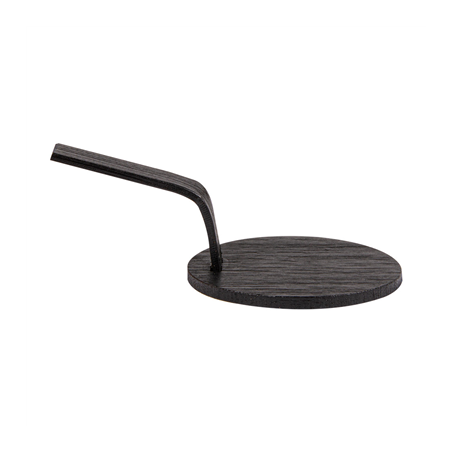 MINI PELLES POUR SNACKS  Ø 5 CM NOIR BAMBOU (100 UNITÉ)