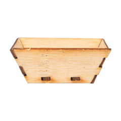 MINI RÉCIPIENTS POUR MISE EN BOUCHE  5x5x2 CM NATUREL BAMBOU (100 UNITÉ)